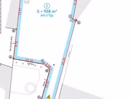 terrain constructible bourg