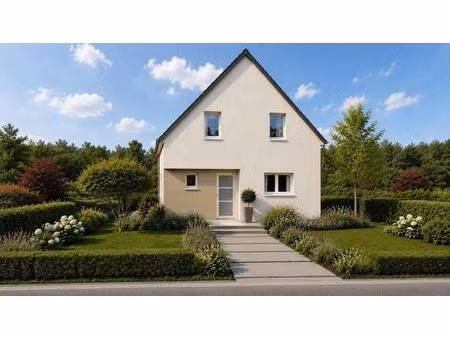 terrain avec maison neuve à vendre