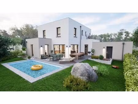 terrain avec maison neuve à vendre