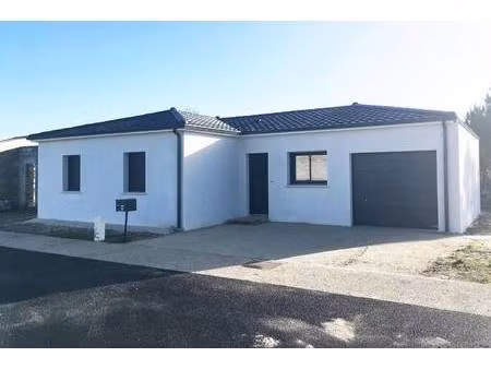 terrain avec maison neuve à vendre