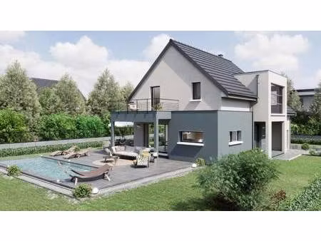 terrain avec maison neuve à vendre