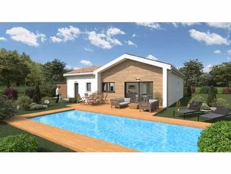 terrain avec maison neuve à vendre