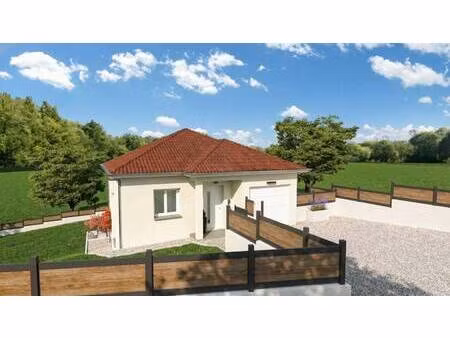 terrain avec maison neuve à vendre