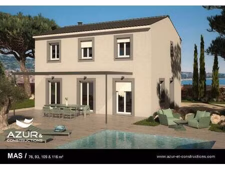 terrain avec maison neuve à vendre