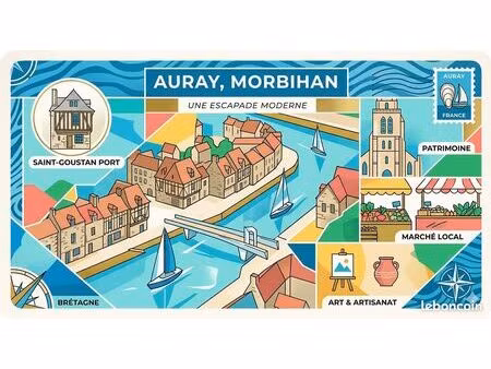 terrain 280 m² auray