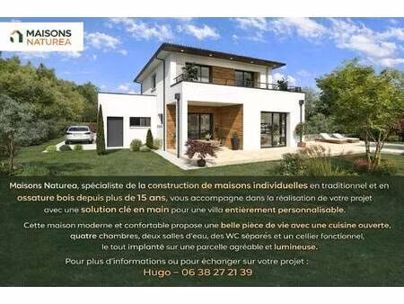 terrain avec maison neuve à vendre