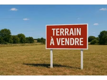 terrain constructible à vendre