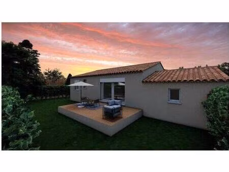 terrain avec maison neuve à vendre
