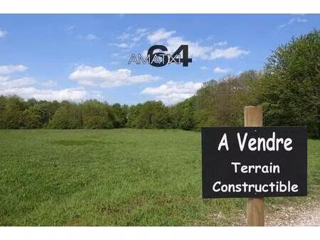 terrain constructible à vendre