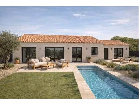 terrain avec maison neuve à vendre