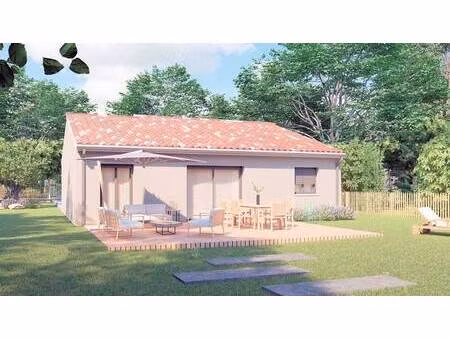 terrain avec maison neuve à vendre