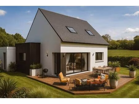 terrain avec maison neuve à vendre