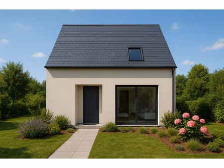 terrain avec maison neuve à vendre