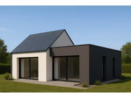 terrain avec maison neuve à vendre