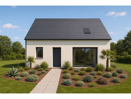 terrain avec maison neuve à vendre