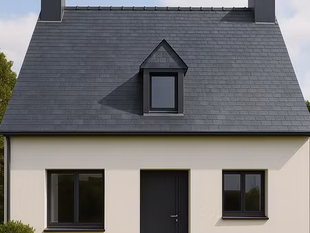 terrain avec maison neuve à vendre