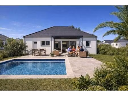 terrain avec maison neuve à vendre