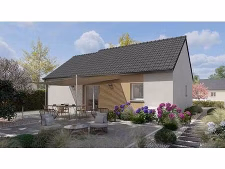 terrain avec maison neuve à vendre