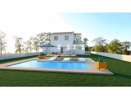 terrain avec maison neuve à vendre
