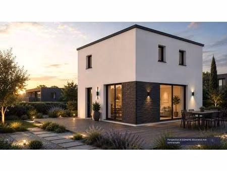 terrain avec maison neuve à vendre