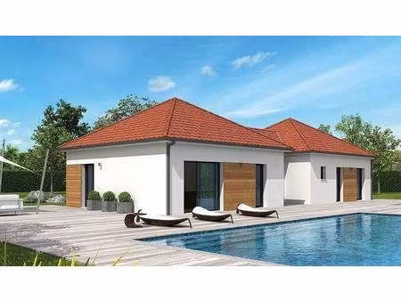 terrain avec maison neuve à vendre