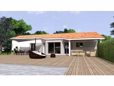 terrain avec maison neuve à vendre