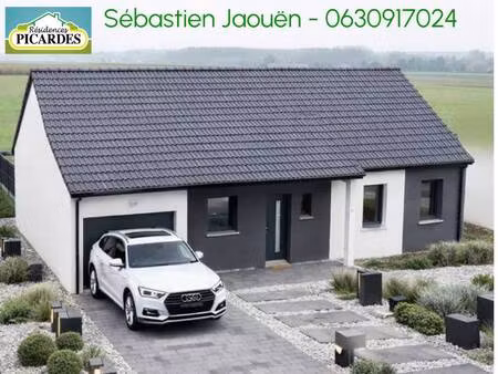 terrain avec maison neuve à vendre
