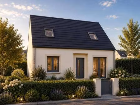 terrain avec maison neuve à vendre