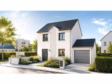 terrain avec maison neuve à vendre