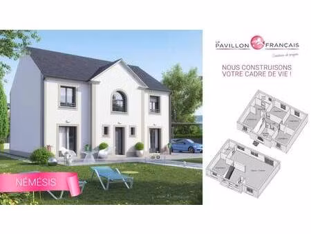 terrain avec maison neuve à vendre
