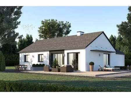 terrain avec maison neuve à vendre