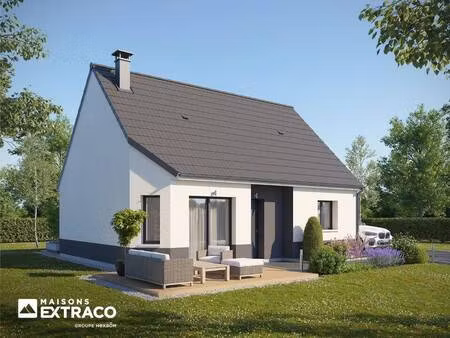 terrain avec maison neuve à vendre