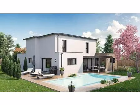 terrain avec maison neuve à vendre