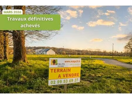 terrain constructible viabilisé à vendre