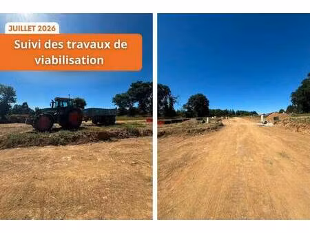 terrain constructible viabilisé à vendre