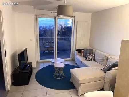 appartement meublé 44m2 avec balcon et parking