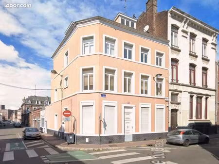 roubaix – immeuble tertiaire d'angle 283 m² – 3 lots – fort potentiel – 249 000