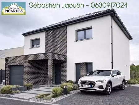 terrain avec maison neuve à vendre