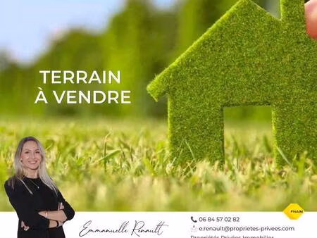 terrain constructible viabilisé à vendre