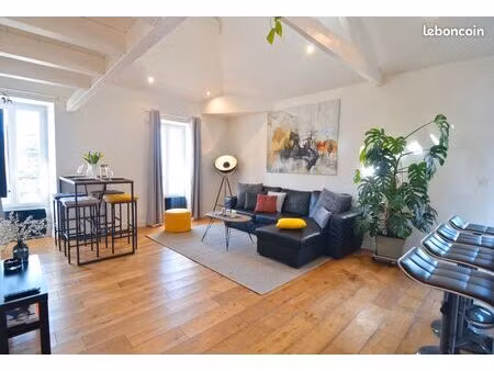 duplex avec rooftop à louer en colocation 61m2 - biarritz