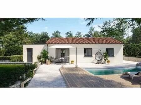 terrain avec maison neuve à vendre