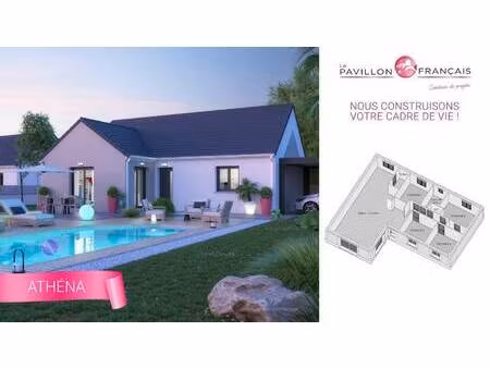 terrain avec maison neuve à vendre
