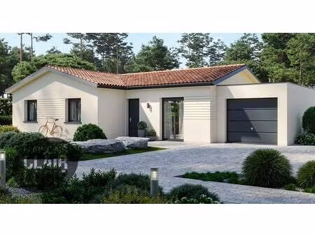 terrain avec maison neuve à vendre