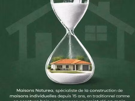 terrain avec maison neuve à vendre