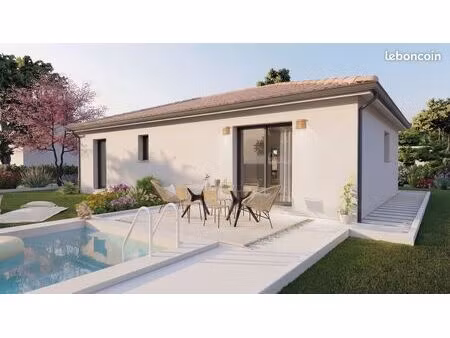 projet de construction d'une maison 75 m² avec terrain à lahonce (64)