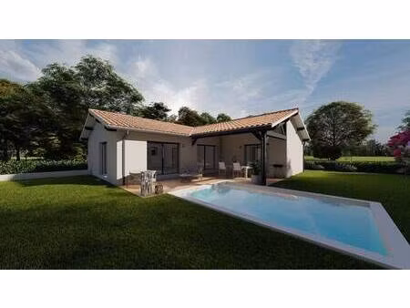 terrain avec maison neuve à vendre