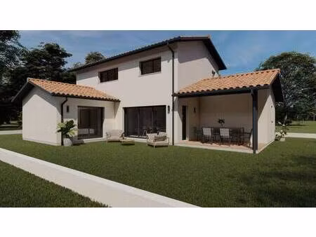 terrain avec maison neuve à vendre