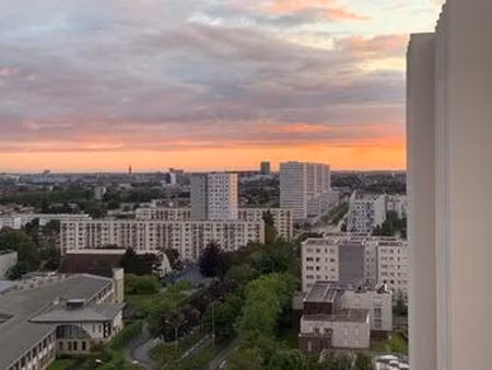 location appartement à mons en baroeul/ 7min de lille/ vue panoramique
