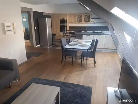 a louer : grand t3 meublé lumineux à lomme (proche lille)