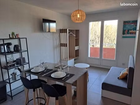 studio balcon narbonne proche centre ville